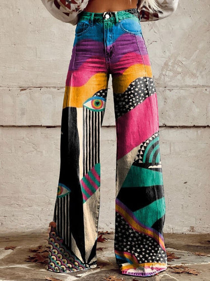 Izzy™ | Color Pattern Baggy Pants