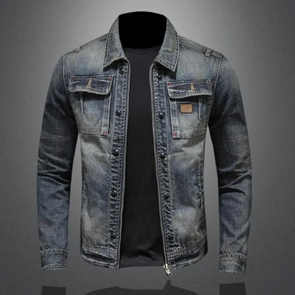 Aiden™ | Vintage Denim Jacket