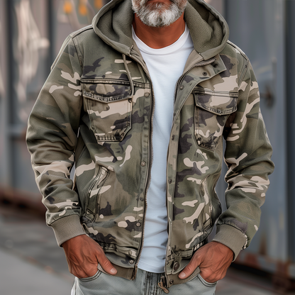 Rollin™ | Herren Cargojacke im Camouflage-Design