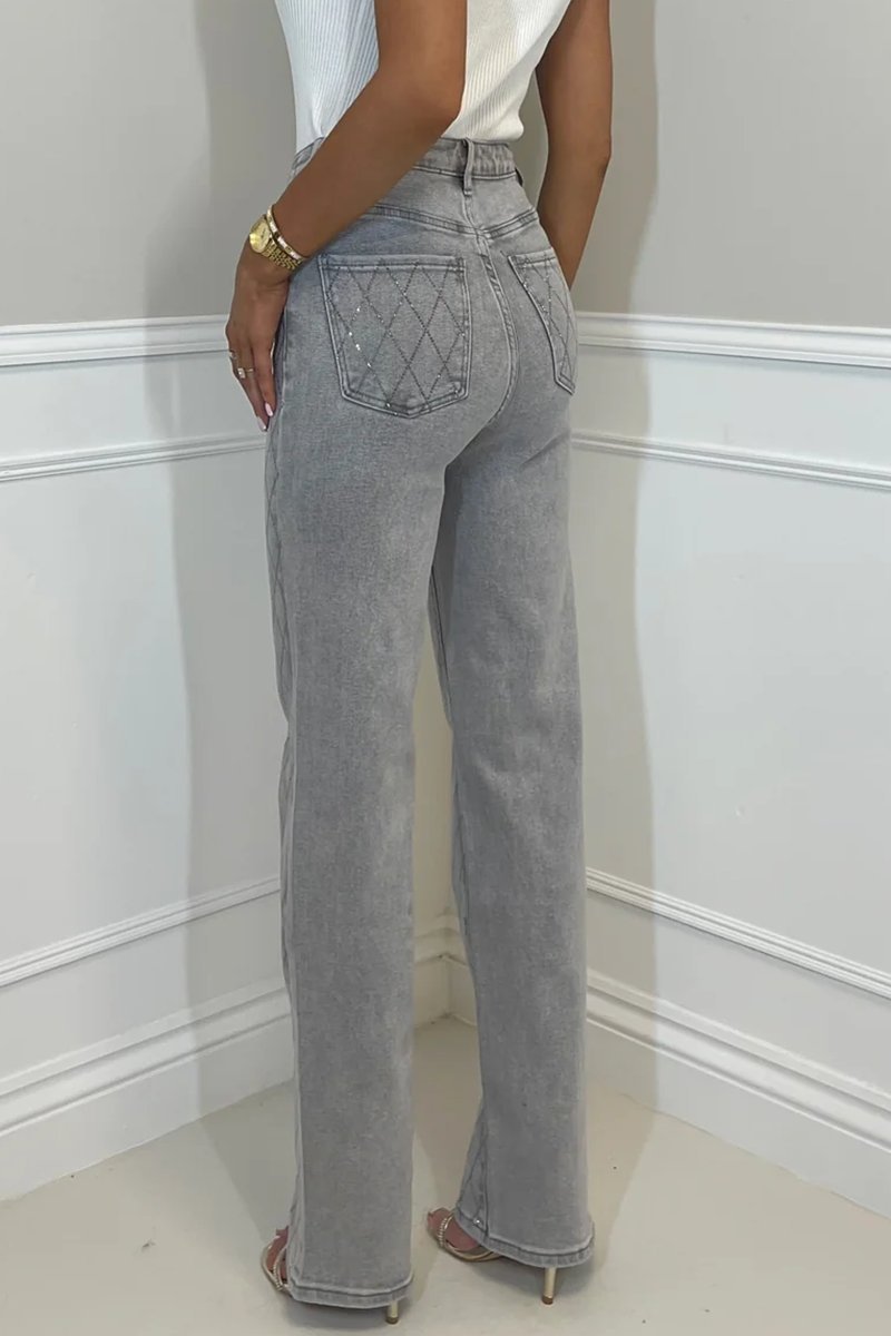 Eloise™ | Diamond Denim Jeans