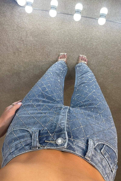 Eloise™ | Diamond Denim Jeans