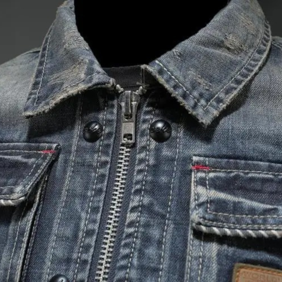 Aiden™ | Vintage Denim Jacket