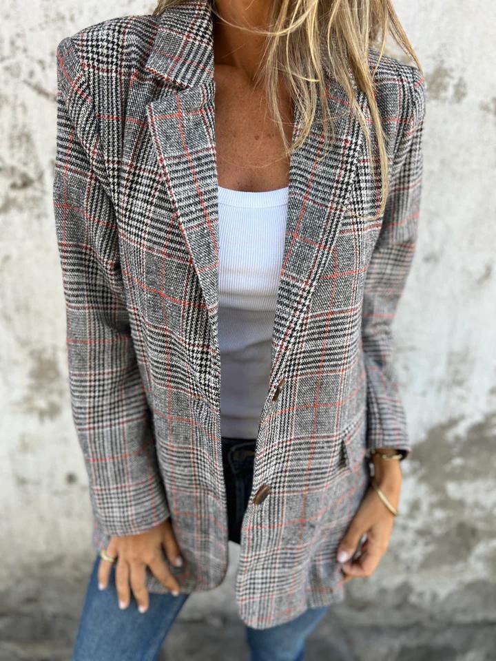 Violet™ | Autumn Plaid Blazer