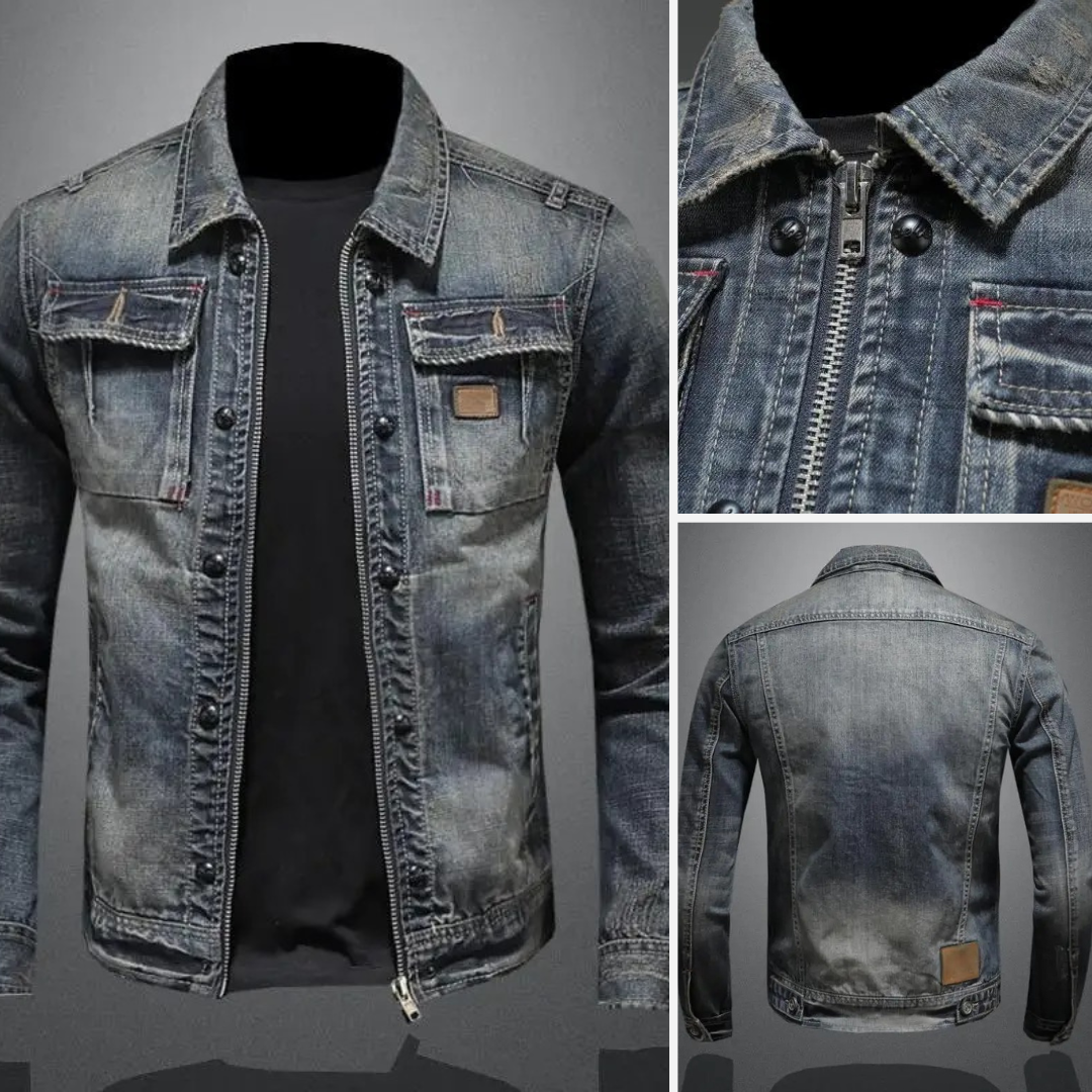 Aiden™ | Vintage Denim Jacket