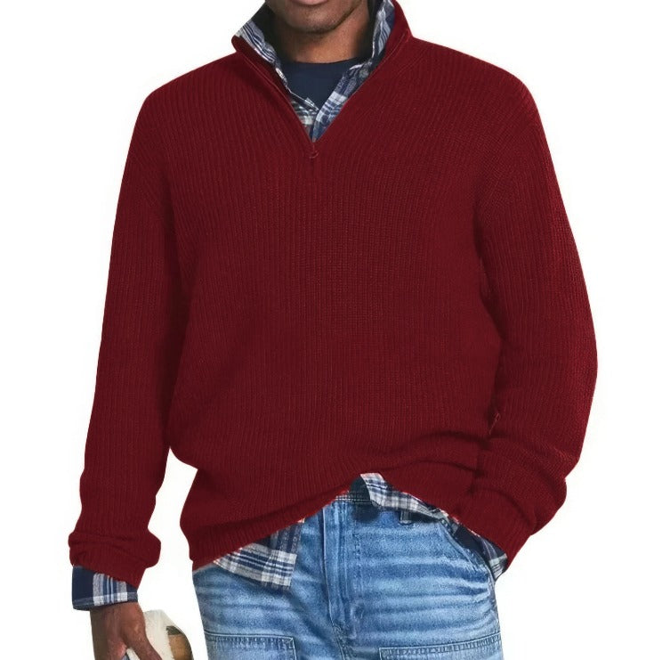 Gavrel™ | Knitted Sweater With Zipper