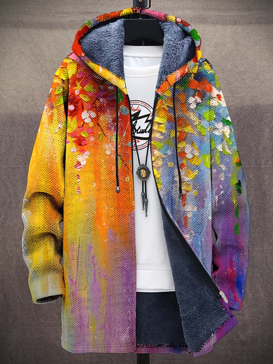 Aura - Artistic-Inspired Hooded Coat