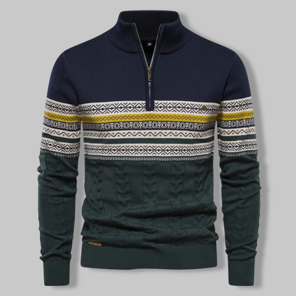 Graham™ | Classic Alpine Quarter Zip Sweater