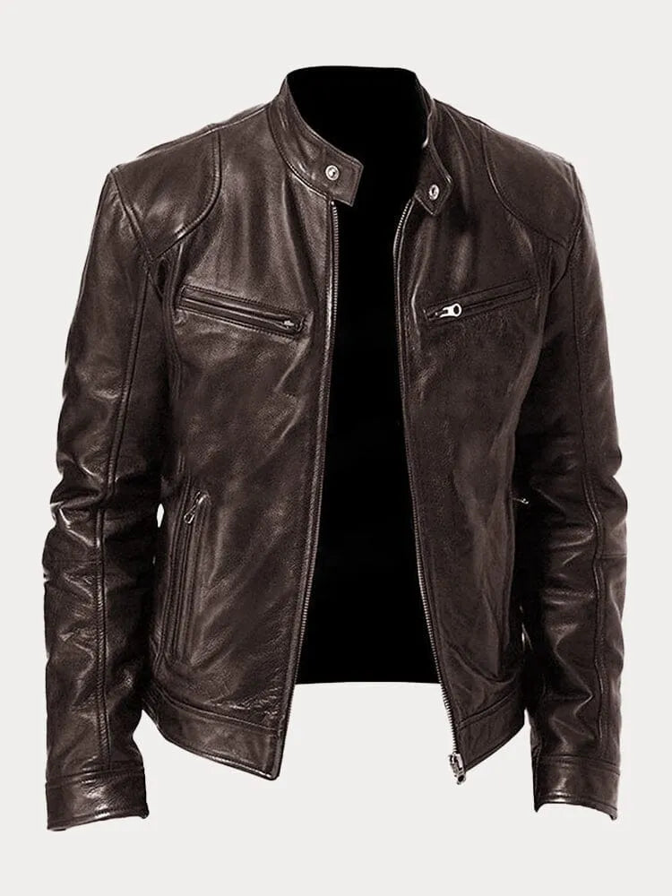 MARIO™ | Casual Leather Jacket