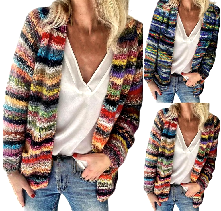 Mierra | Multicolor Knit Cardigan