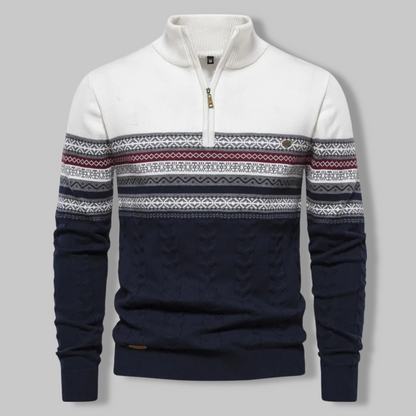 Graham™ | Classic Alpine Quarter Zip Sweater