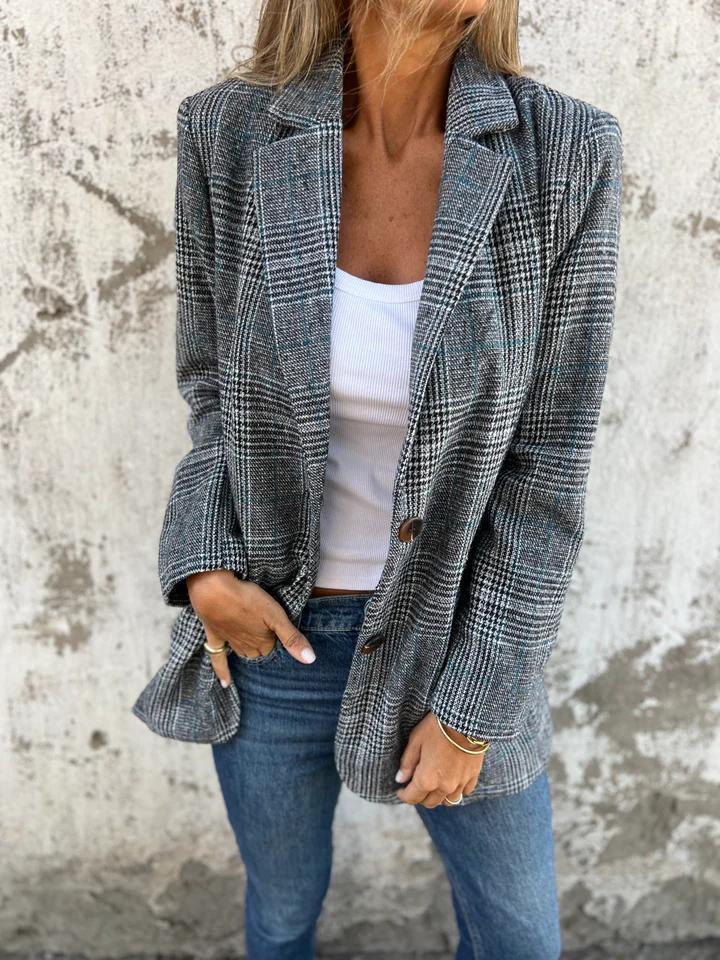 Violet™ | Autumn Plaid Blazer