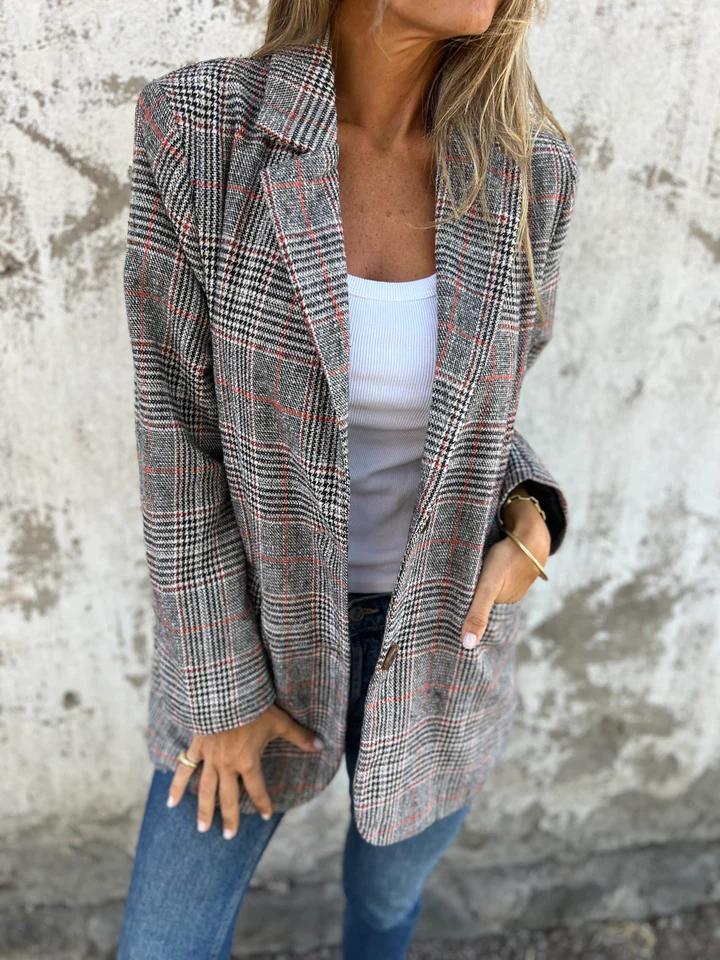 Violet™ | Autumn Plaid Blazer