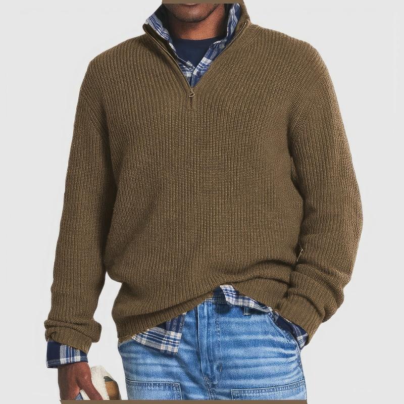 Gavrel™ | Knitted Sweater With Zipper