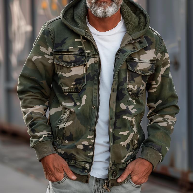 Rollin™ | Herren Cargojacke im Camouflage-Design