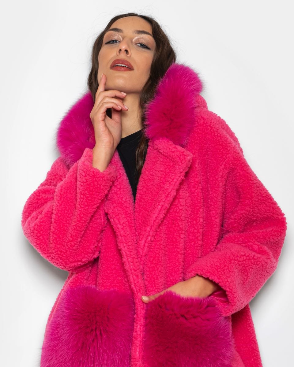 Avery™  | Luxe Faux Fur Hooded Coat