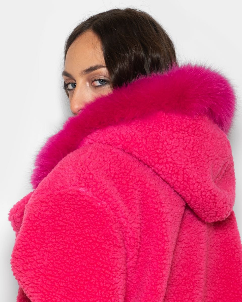 Avery™  | Luxe Faux Fur Hooded Coat