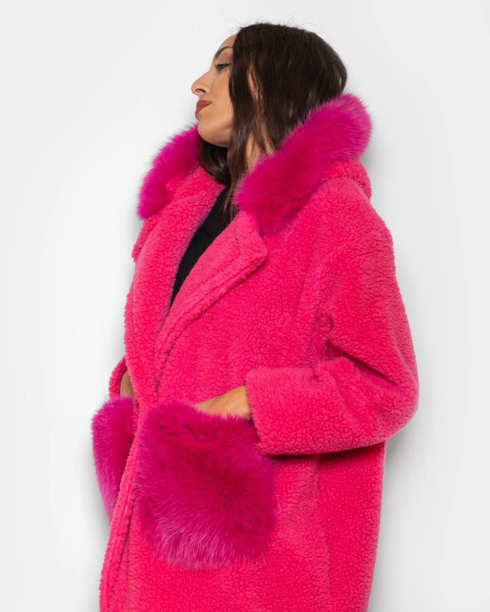 Avery™  | Luxe Faux Fur Hooded Coat