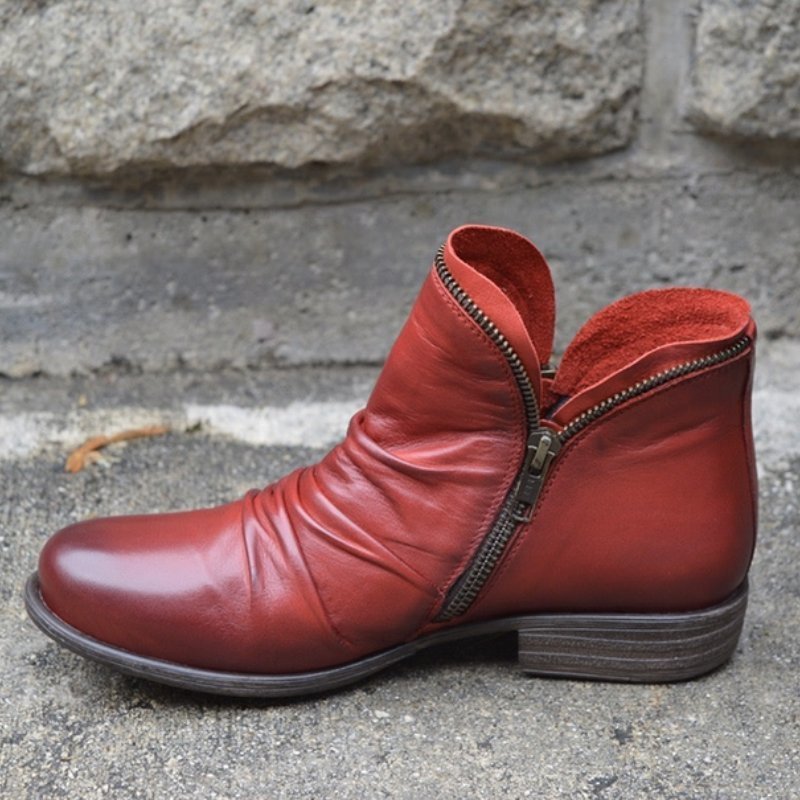 Sanne - Elegant Leather Boots for Women