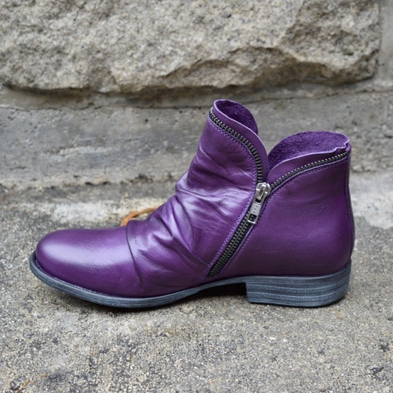 Sanne - Elegant Leather Boots for Women